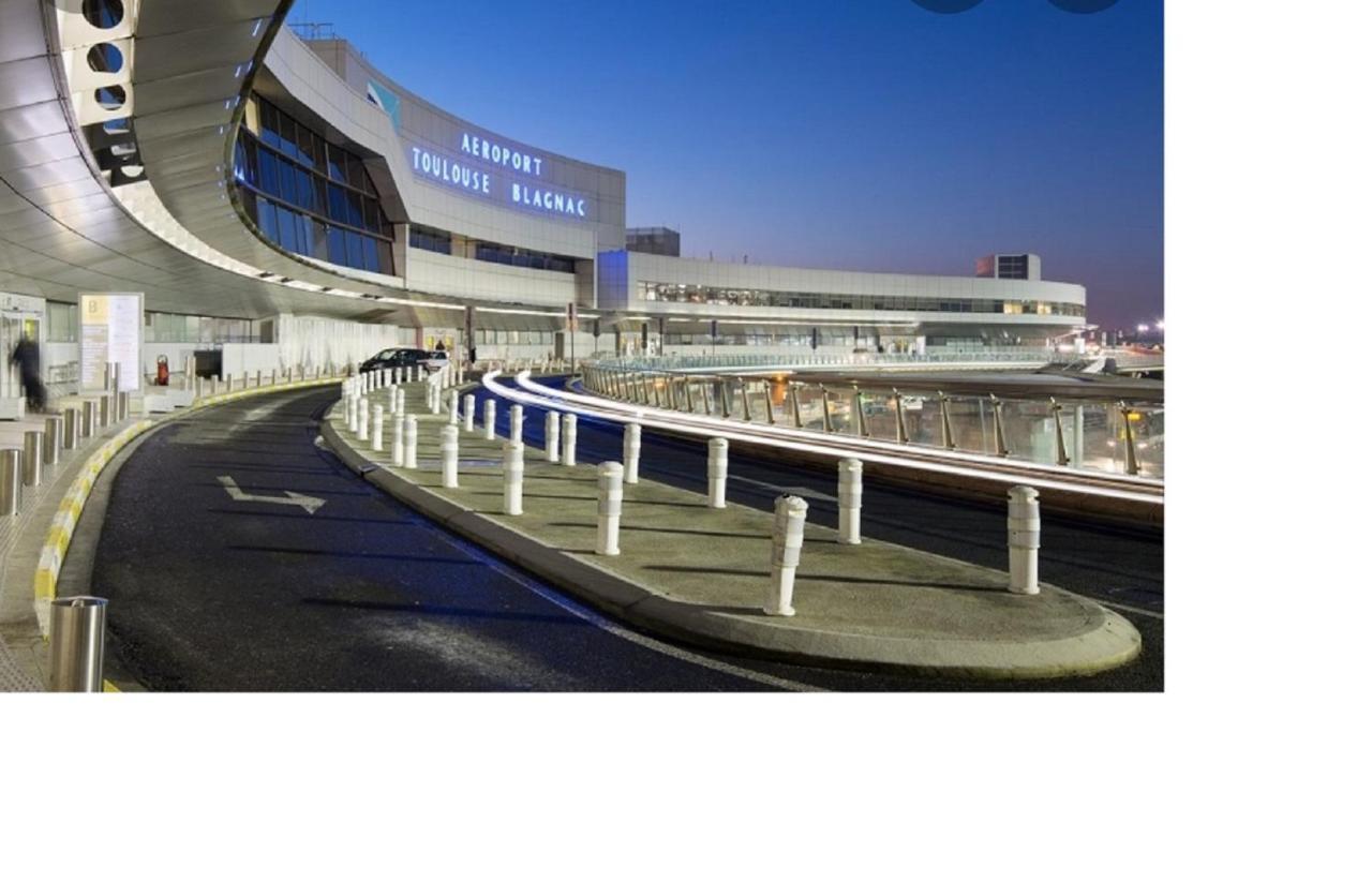 :) Spacieux T4 Aeroport, Ensoleille, Deco Soignee Blagnac Exteriör bild